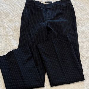 Banana Republic Dark Gray Pinstripe Women's Dress Trousers